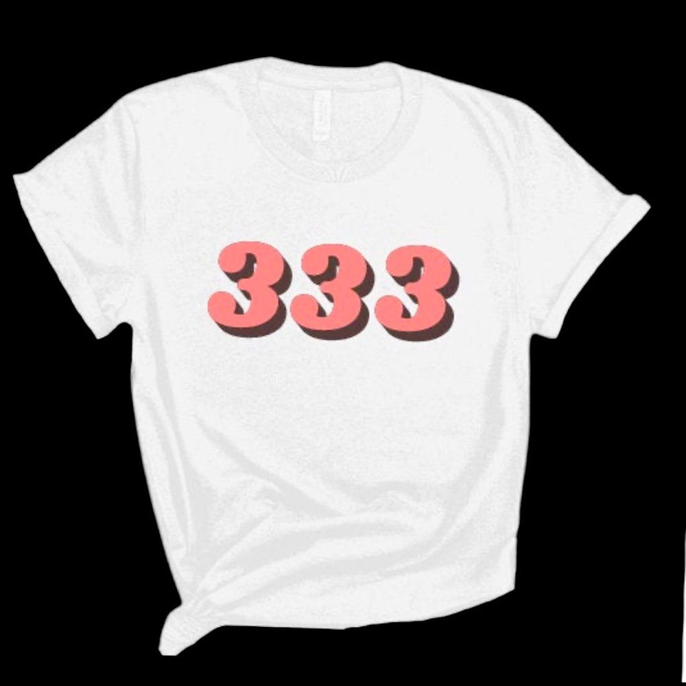 333 tee, 333 to shirt, 111 t-shirt, 333 manifesting, manifest completion tshirt